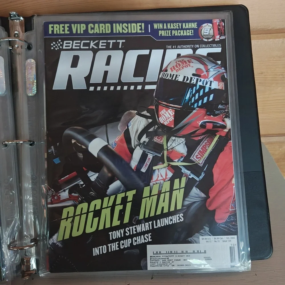 Vintage Beckett Racing Magazine October 2005 Near Mint Protective Sleeved
